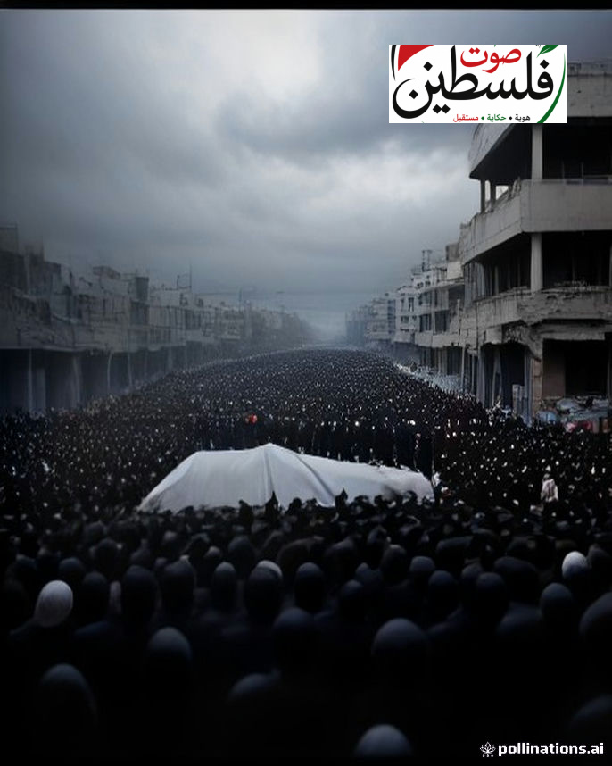 تشييع مهيب للشهيدين أحمد الشاعر وباسل قشطة في خانيونس وسط حزن عميق