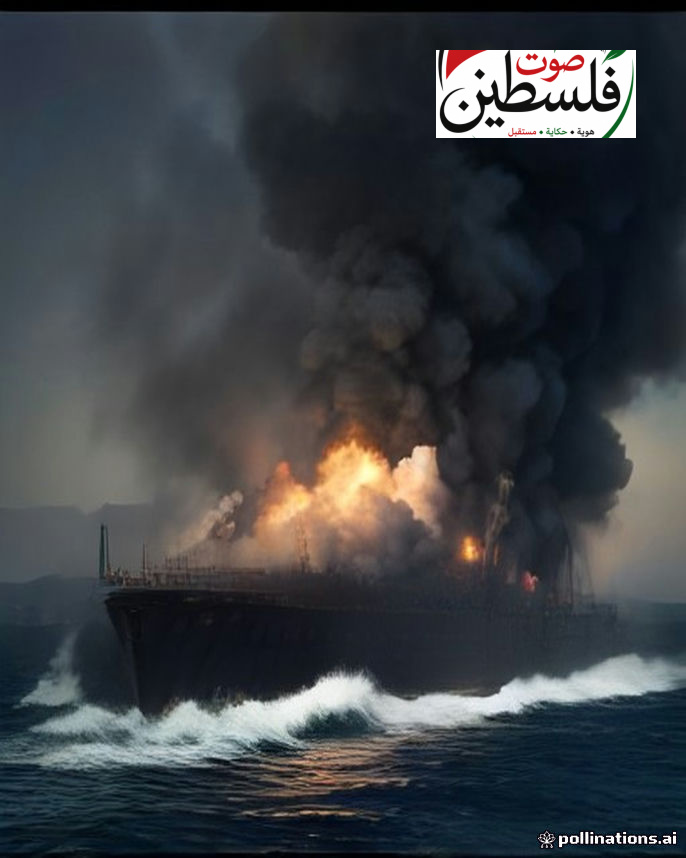 كارثة بيئية في الأفق: اشتعال ناقلة نفط عملاقة بمضيق هرمز إثر هجوم בלغم بحري